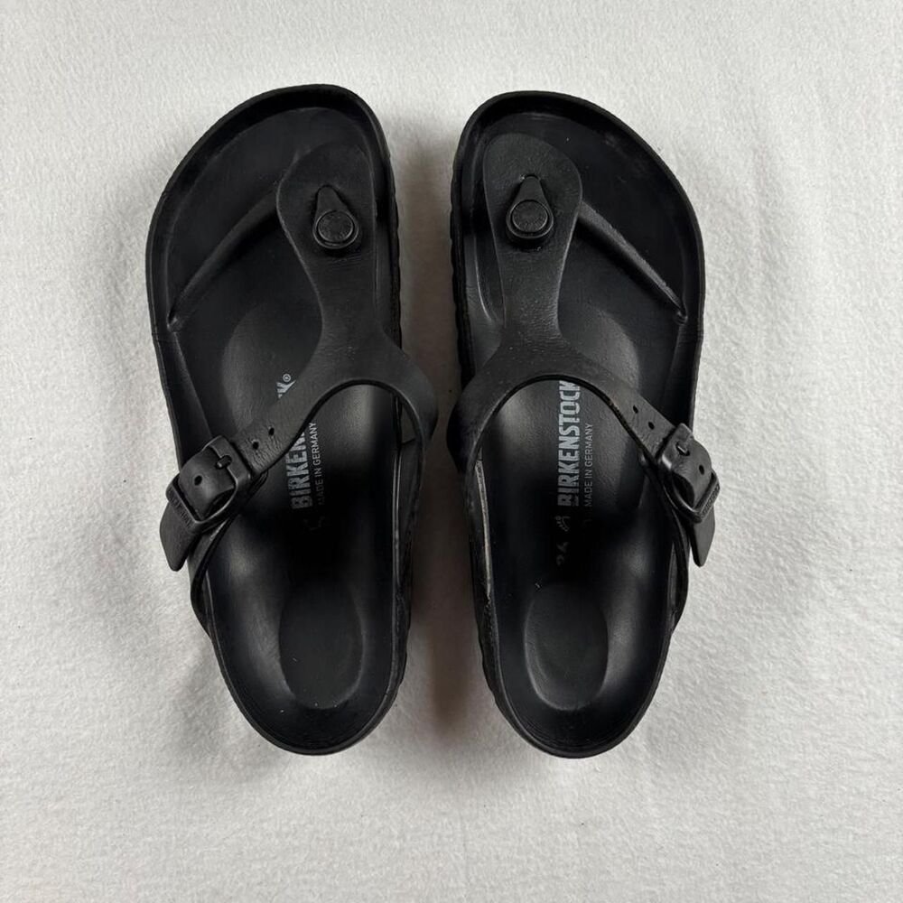 Birkenstock Gizeh EVA Black Thong Sandals Women’s 5 5.5 EU 36 Waterproof